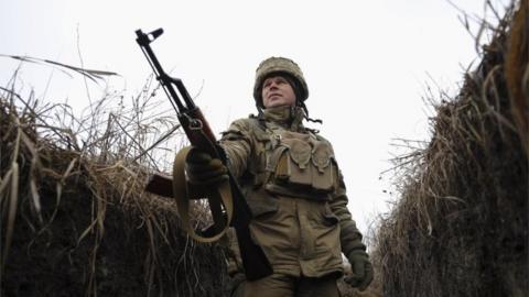 Ukraine serviceman