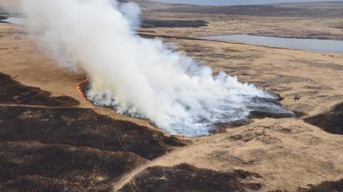 marsden moor fire