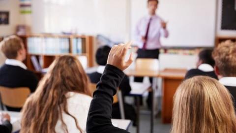 Children in a classroom