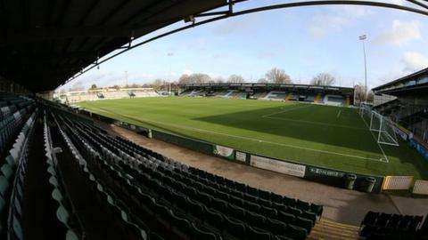 Huish Park, home of Yeovil Town FC