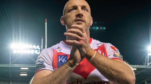 James Roby became only the fifth St Helens player to make 500 appearances for the club