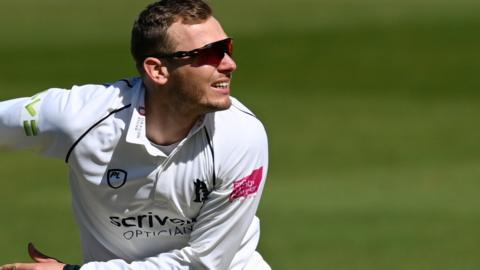 Warwickshire slow left-armer Danny Briggs