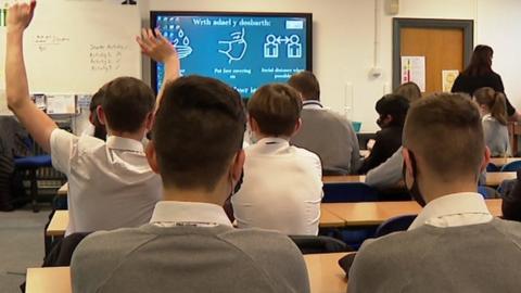 classroom in north Wales