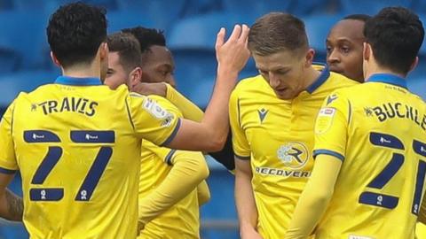Blackburn celebrate goal