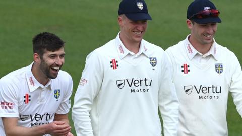 Durham celebrate against Warwickshire