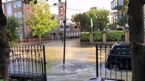 Finsbury Park flooding