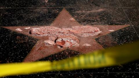 Donald Trump's star