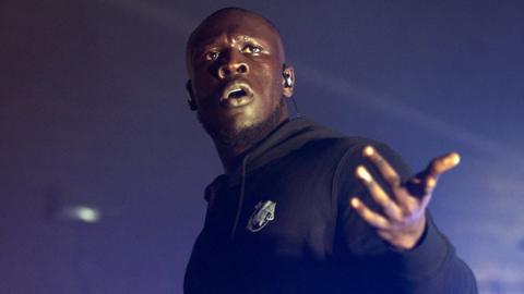 Stormzy on stage