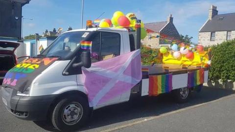 Float for Shetland Carnival