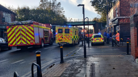 Emergency services on Newland Avenue