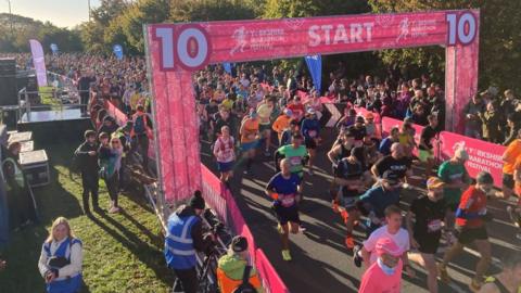 Thousands took part in the event in York on Sunday