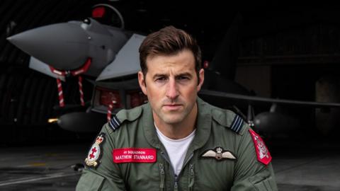 RAF pilot Flight Lieutenant Mathew Stannard