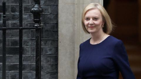 Prime Minister Liz Truss leaving 10 Downing Street