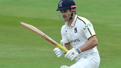 Sam Hain passed 50 for the 47th time for Warwickshire