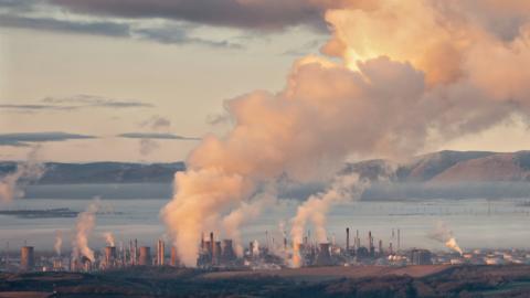 Grangemouth petrochemical works