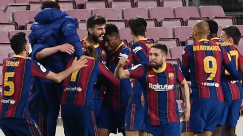 Barcelona celebrate