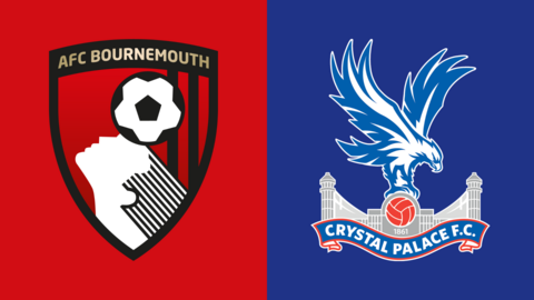 Bournemouth and Crystal Palace club badges