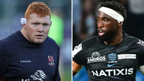 South Africa team-mates - Ulster prop Steven Kitshoff and Racing 92 back row Siya Kolisi - will come up against each other in Belfast