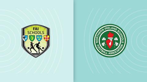 Republic of Ireland U18 boys v Northern Ireland U18 boys badge graphic