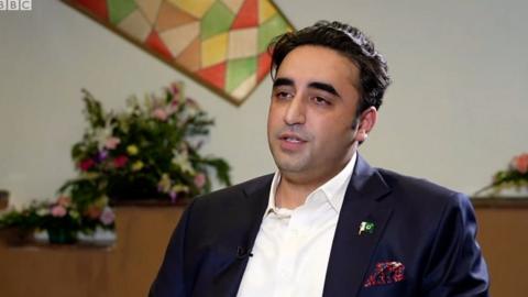 Pakistan's foreign minister, Bilawal Bhutto Zardari