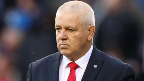 Warren Gatland looks unimpressed