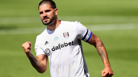 Aleksandar Mitrovic in action for Fulham