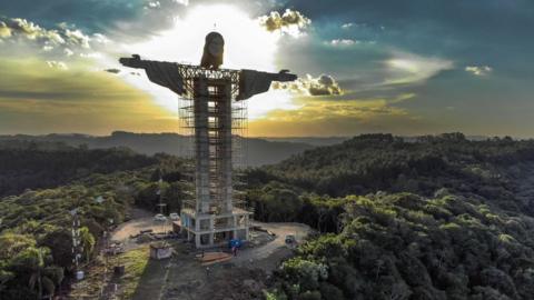 Christ the Protector statue, Encantado, Brazil