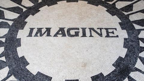 Imagine mosaic in Strawberry Field