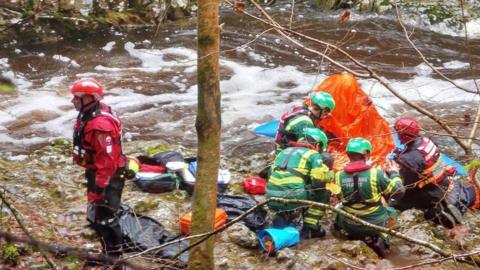 Casualty treated at the scene