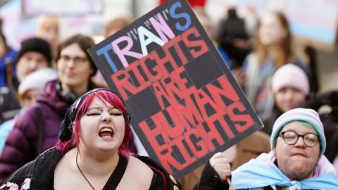 trans rights demonstrations