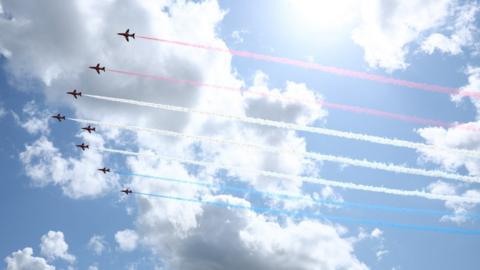 The Red Arrows display team