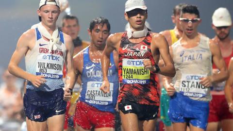 Callum Wilkinson among athletes in men's 20km walk in World Athletics Championships in Doha