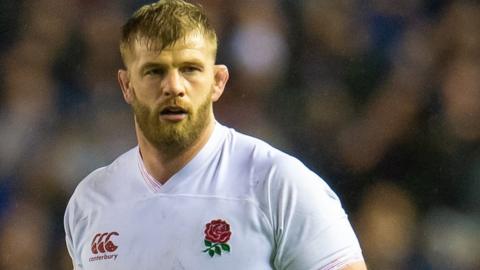 George Kruis playing for England