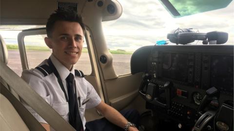 Trainee Pilot James Aubrey