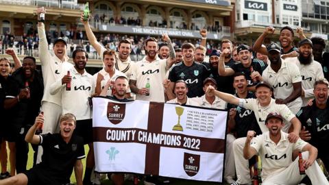 Surrey won the 2022 County Championship