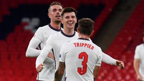 Mason Mount celebrates