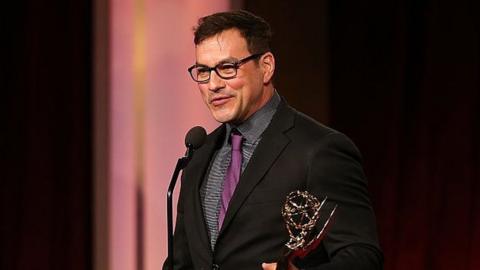 Actor Tyler Christopher speaks onstage during the 2016 Daytime Emmy Awards at Westin Bonaventure Hotel on May 1, 2016 in Los Angeles, California.