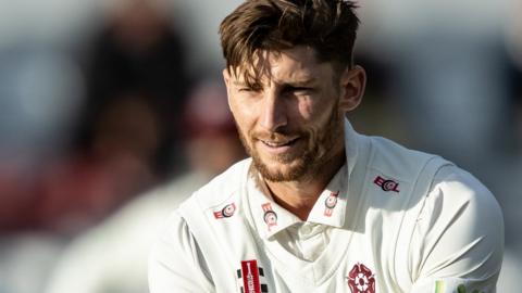 Rob Keogh in action for Northamptonshire