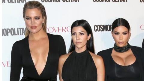 Kardashian West and Khloe and Kourtney Kardashian