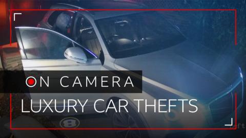 On Camera Luxury Car Theft