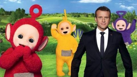 The president made a great addition to the teletubbies