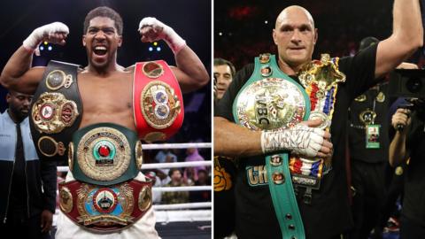 Anthony Joshua and Tyson Fury