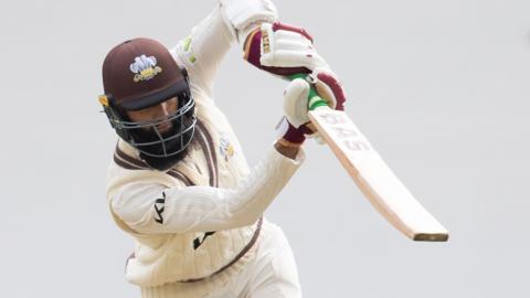 Hashim Amla batting for Surrey