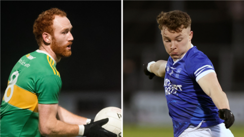 Glen's Conor Glass and Naomh Conaill's Odrhan Doherty