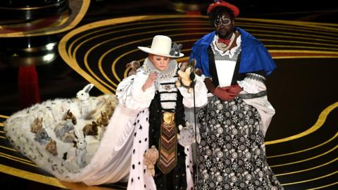 Melissa McCarthy and Brian Tyree Henry at the Oscars