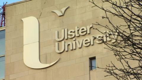 The Ulster University's Belfast campus building