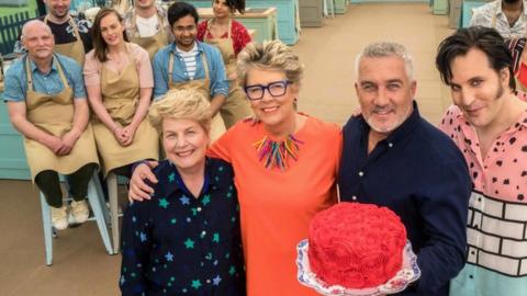 Great British Bake Off hosts, judges and contestants