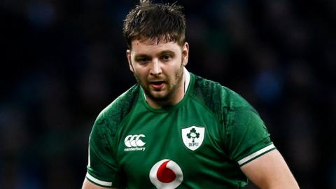 Iain Henderson in action for Ireland