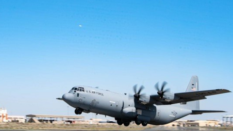 A US C-130 used in the operation