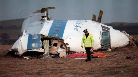 Pan Am flight 103 wreckage